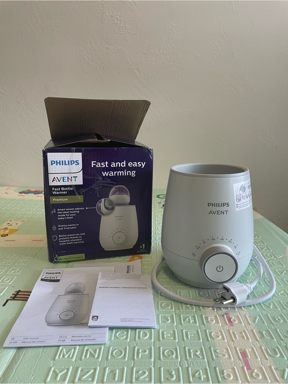 Philips Avent Fast Bottle Warmer in White